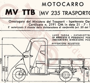 MV Agusta 235 Trasporto Tevere B