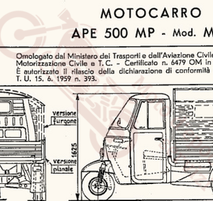 Piaggio Ape 500 MP
