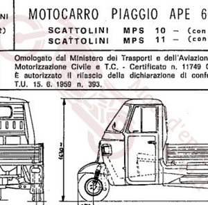 Piaggio Ape 600 MP