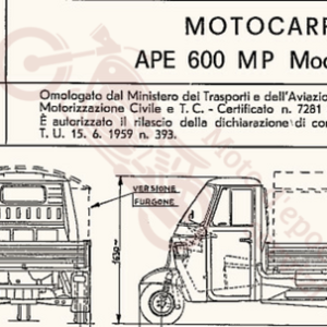 Piaggio Ape 600 MP