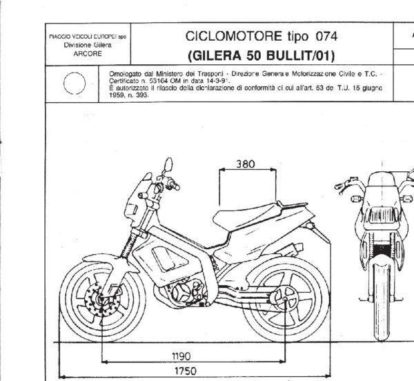 GILERA  BULLIT 01